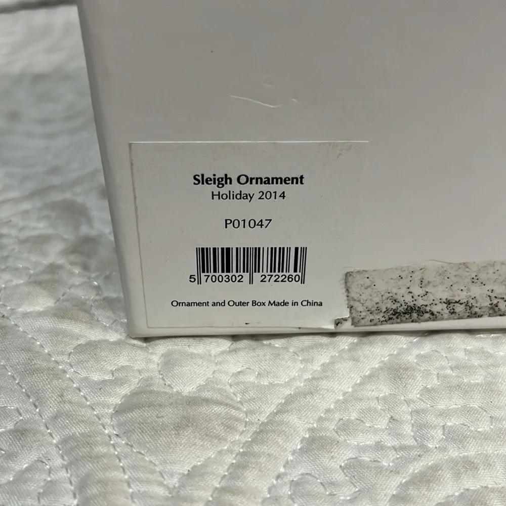 Pandora 2014 Sleigh‎ Ornament